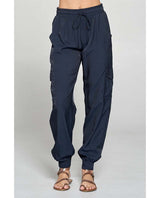 Silky Jogger Pant Navy - miamidrugpossession