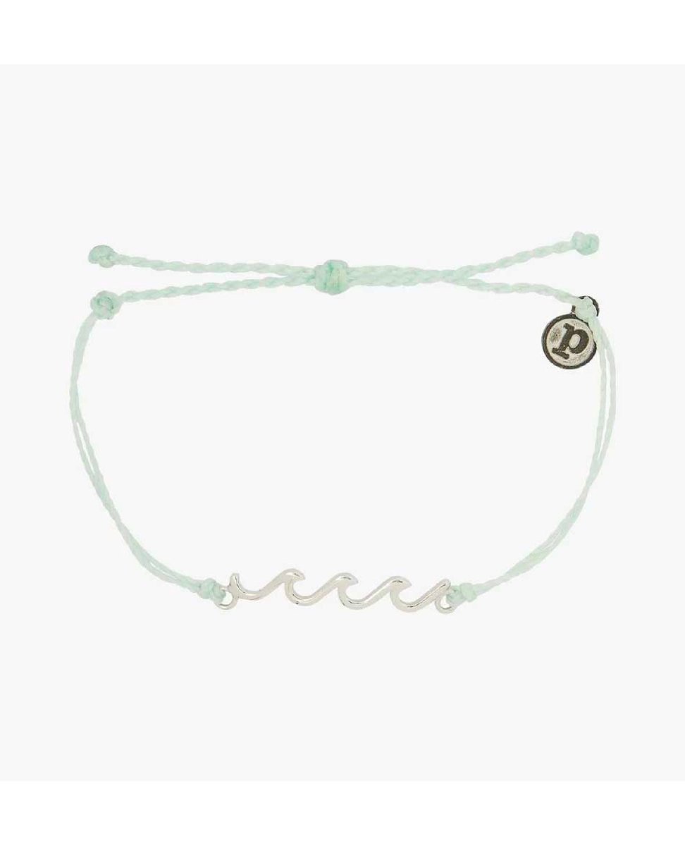 Silver Delicate Wave Bracelet - clearpathherbicide