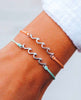 Silver Delicate Wave Bracelet - clearpathherbicide