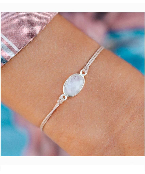 Silver Moonstone Bracelet - clearpathherbicide