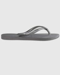 Silver Slim Flip Flop - PINK ARROWS