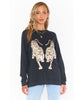 Simon Pullover Dancing Tiger Graphic - miamidrugpossession