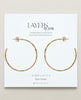 Simplicity Maxi Hoop Earrings 14k Gold - clearpathherbicide