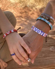 Skinny LOVE Bracelet - Red - PINK ARROWS