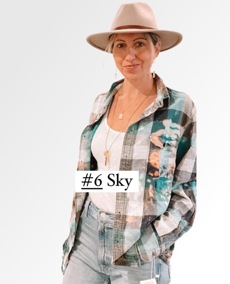 Sky Outlaw Flannel - One Size - miamidrugpossession