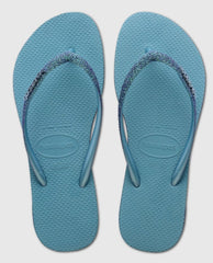 Slim Sparkle II Nautical Blue Flip Flop - PINK ARROWS