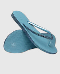 Slim Sparkle II Nautical Blue Flip Flop - PINK ARROWS