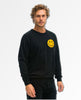 Smiley Black Women's Sweatshirt - miamidrugpossession