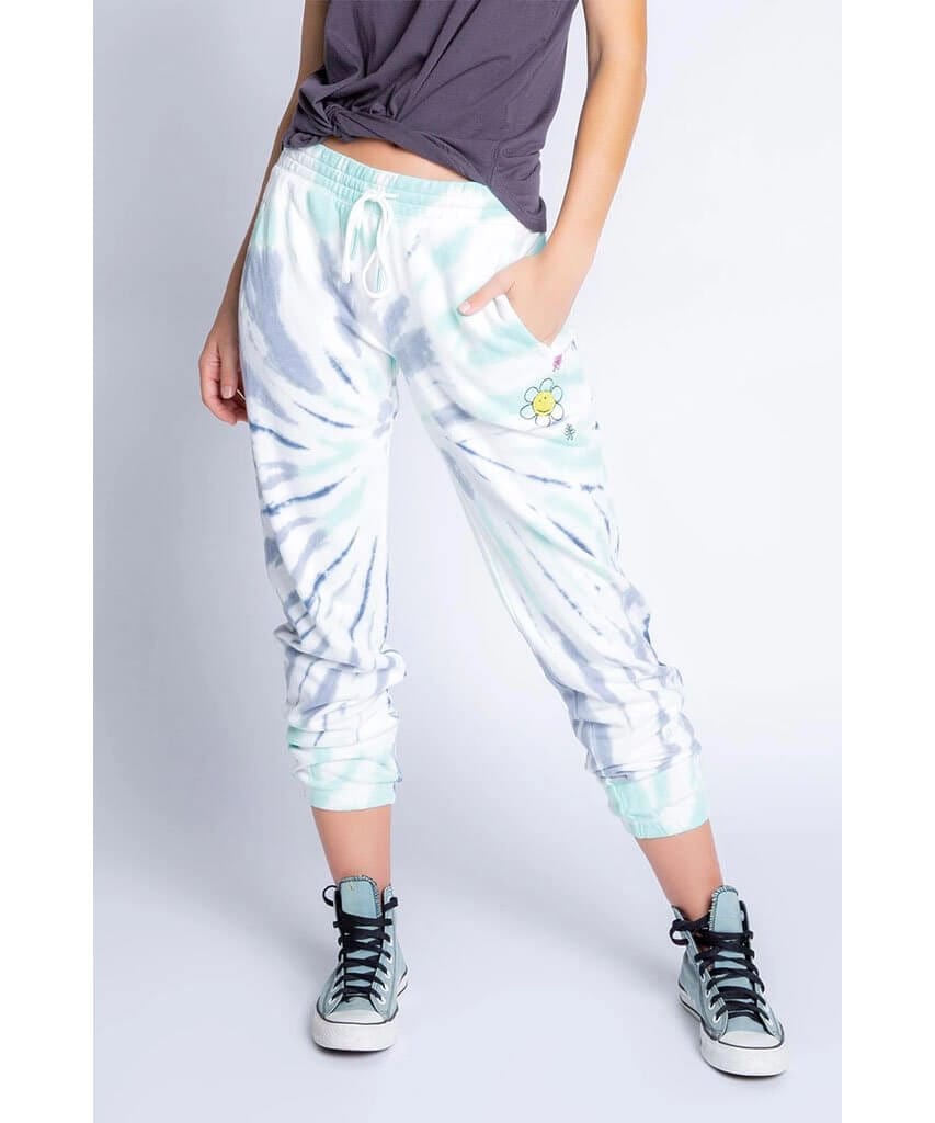 Smiley Daydream Tie Dye Jogger - miamidrugpossession