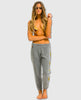 Smiley Heather Grey Sweatpants Women - clearpathherbicide