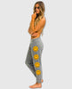 Smiley Heather Grey Sweatpants Women - clearpathherbicide