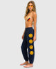 Smiley Navy Sweatpants Women - miamidrugpossession