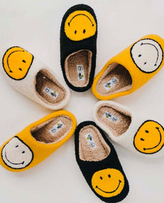 Smiley® X Pretty Simple Original Smiley Slippers Assorted - clearpathherbicide