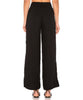 Smocked Wide Leg Gauze Black Pant - clearpathherbicide