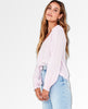 Smocked Yoke Blouse Pink - clearpathherbicide