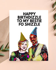 Snoop Dogg + Martha Stewart Bestie Birthday Card - PINK ARROWS