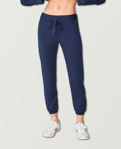 Softest Fleece Sweatpant Navy - miamidrugpossession