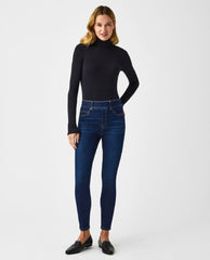 Spanx Jean in Dark Wash Midnight - PINK ARROWS