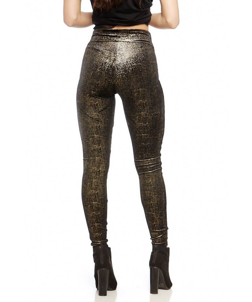 Spanx Velvet Legging, Gold - miamidrugpossession