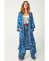 Spell Desert Bandita Kimono Cobalt - miamidrugpossession