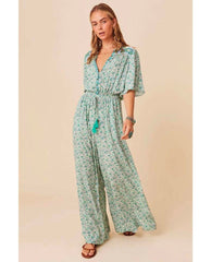 Spell Sienna Jumpsuit Jade - PINK ARROWS