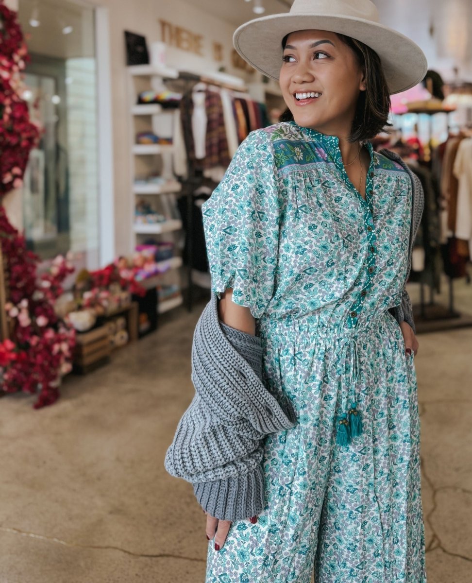 Spell Sienna Jumpsuit Jade - miamidrugpossession