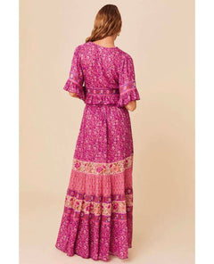 Spell Sienna Maxi Skirt Fuchsia - clearpathherbicide