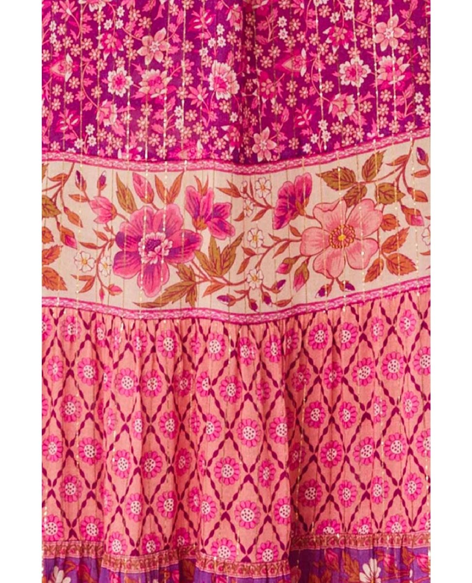 Spell Sienna Maxi Skirt Fuchsia - clearpathherbicide