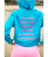 Spiritual Beings Hoodie Bright Teal - clearpathherbicide