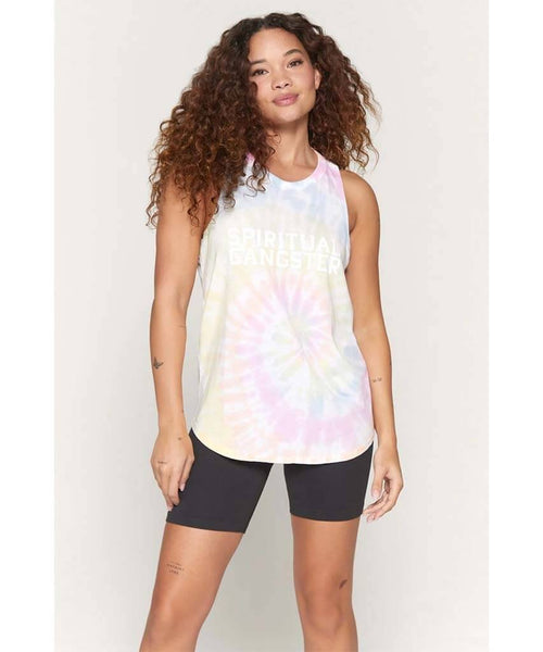 Spiritual Gangster Tie Dye Varsity Tank - clearpathherbicide