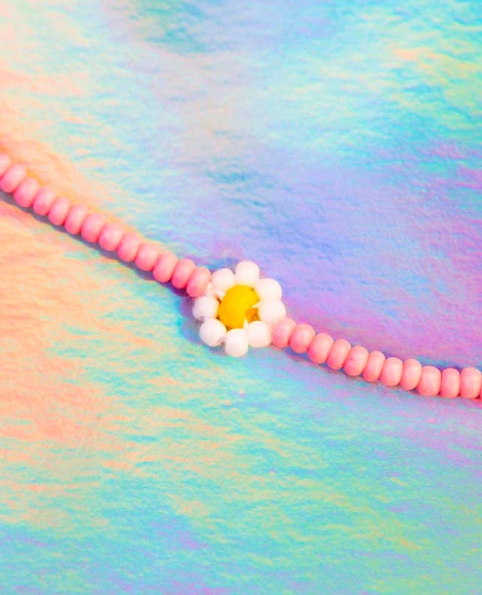 Spring Daisy Seed Bracelet - miamidrugpossession