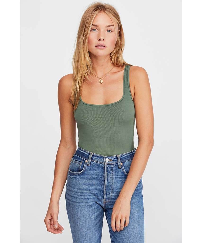 Square One Seamless Cami Moss - miamidrugpossession