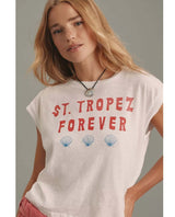 St Tropez Forever Tank Optic White - miamidrugpossession