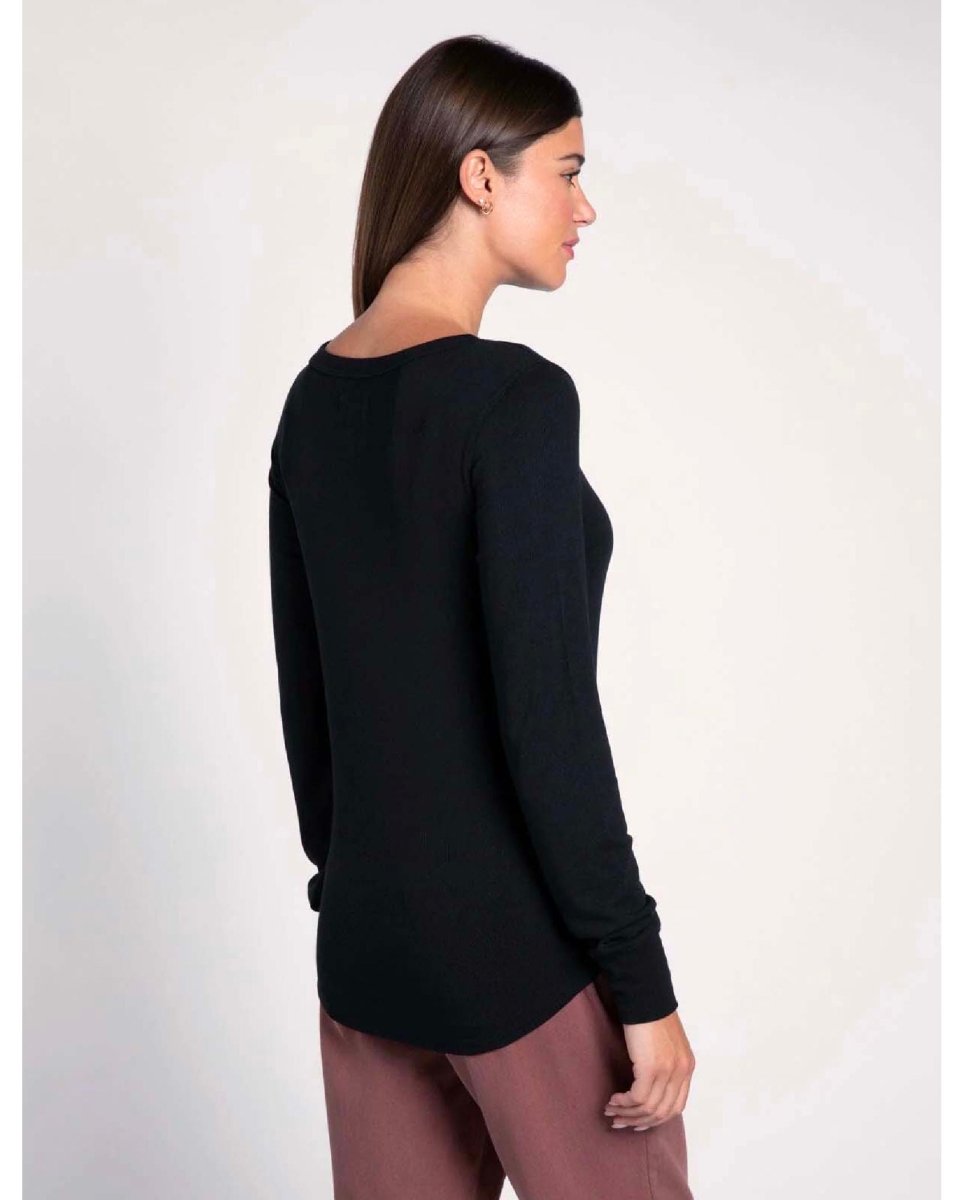 Stacey Long Sleeve Black - miamidrugpossession