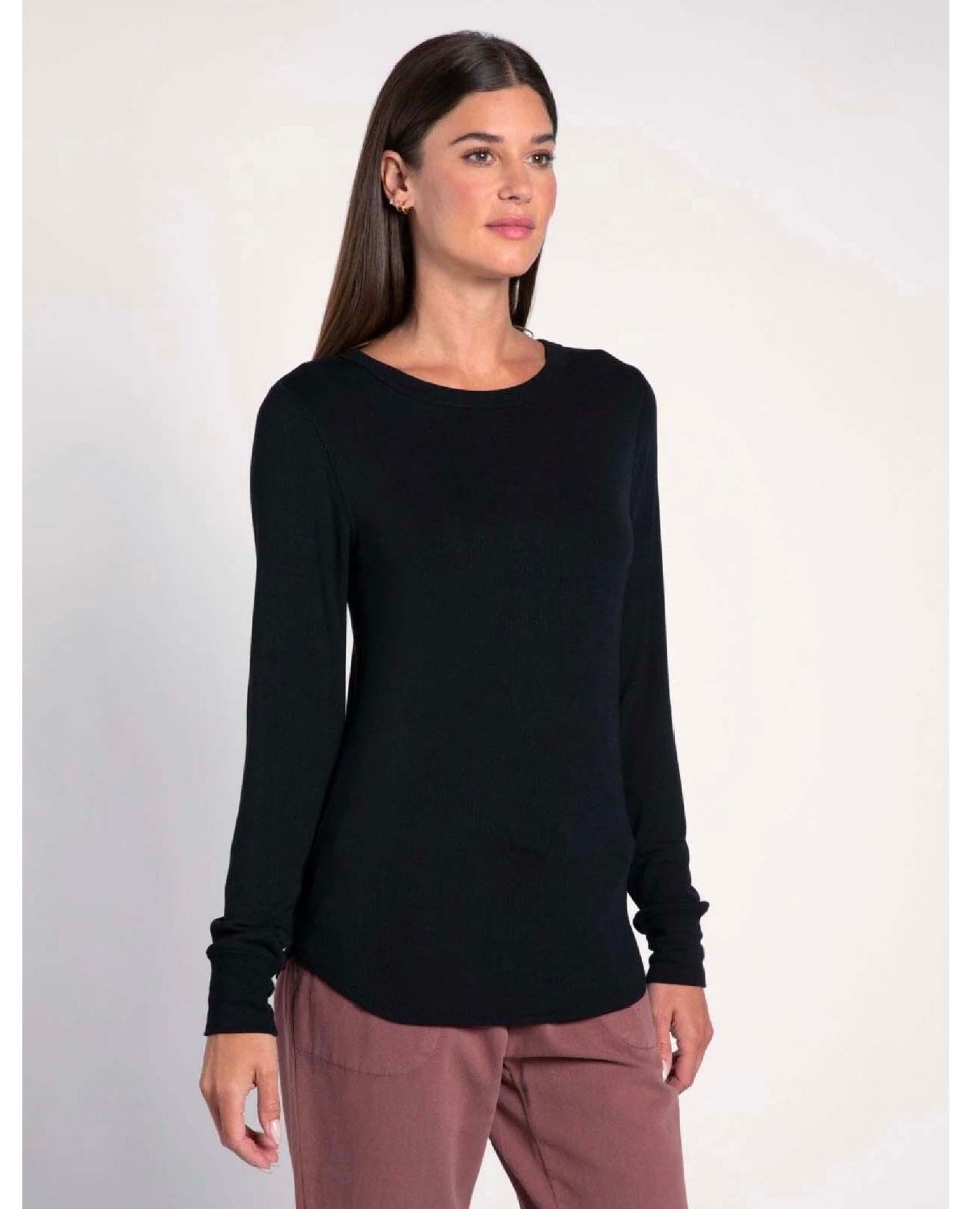 Stacey Long Sleeve Black - miamidrugpossession