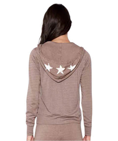 Star Zip Hoodie Mink - clearpathherbicide