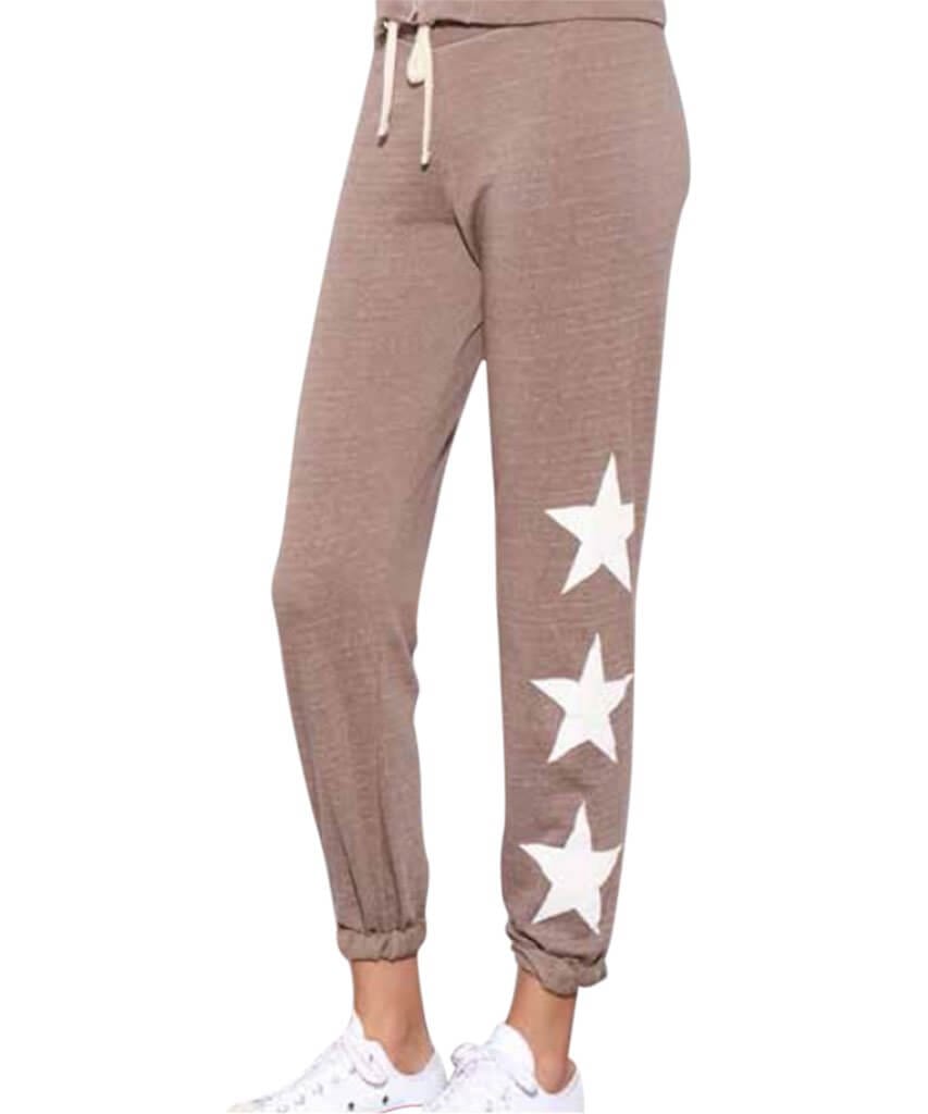 Stars Sweatpants, Mink - miamidrugpossession