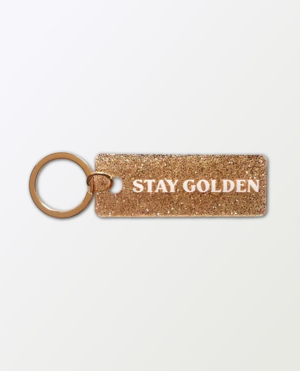 Stay Golden Keychain - miamidrugpossession