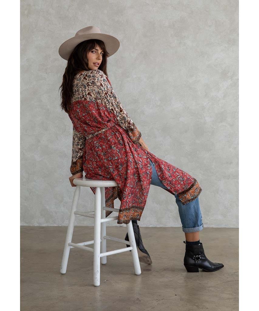 Stevie Kimono Vintage Red - clearpathherbicide