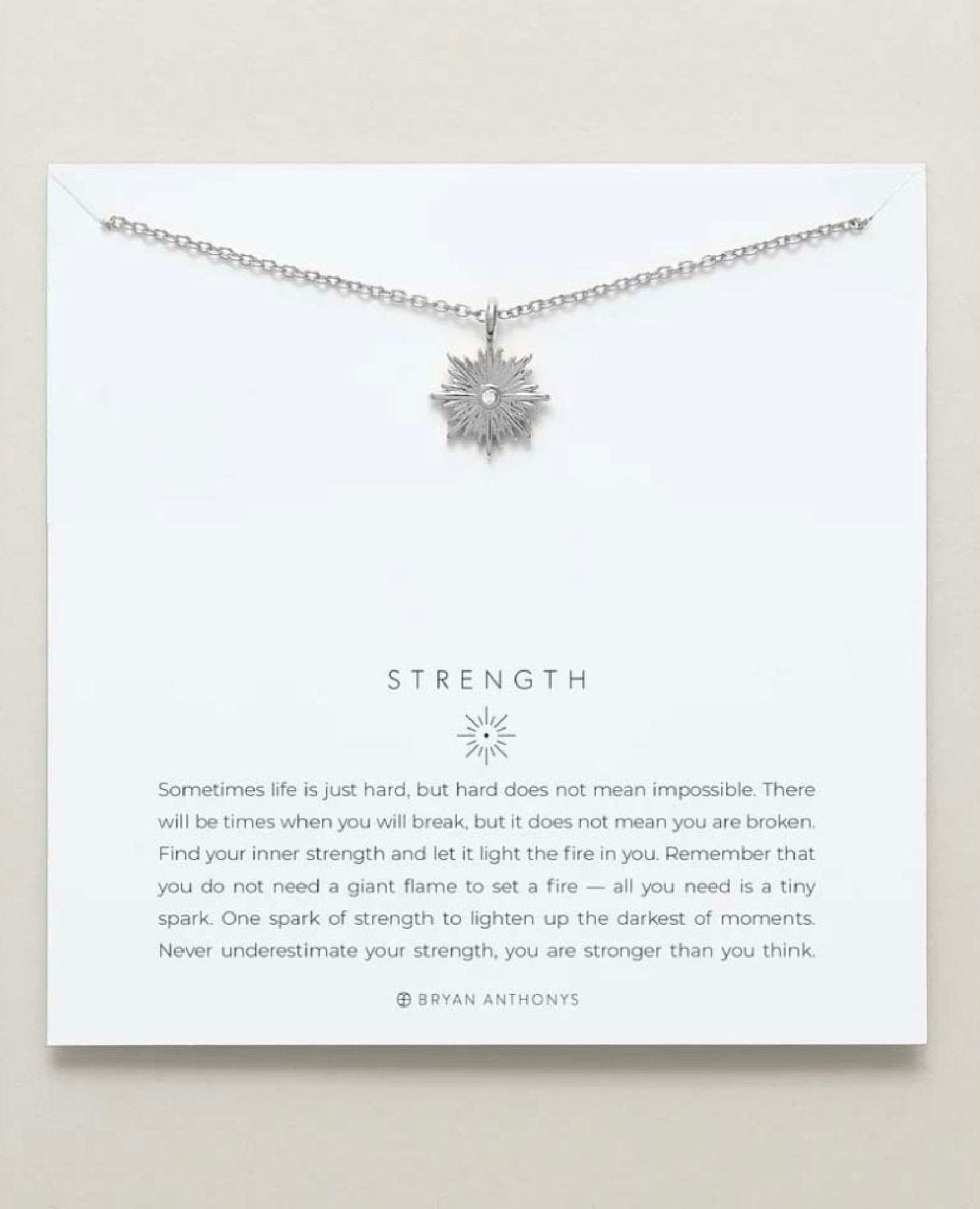 Strength Necklace Silver - miamidrugpossession