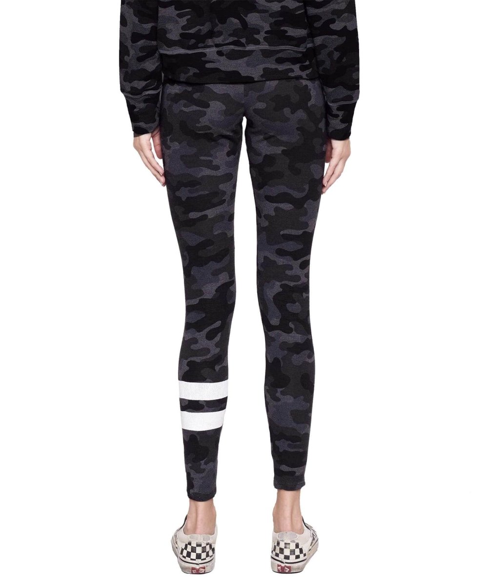 Stripe Camo Yoga Pant, Charcoal - miamidrugpossession