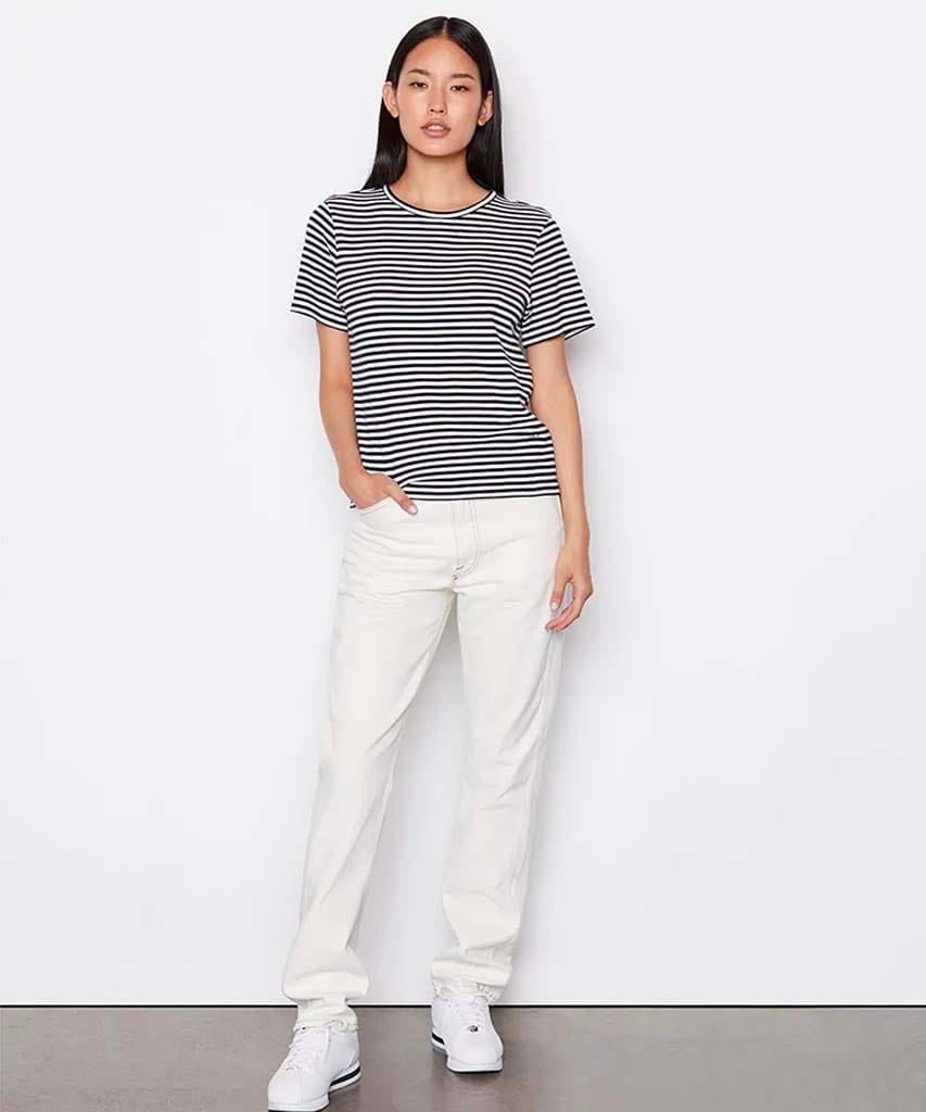 Striped Crew Navy Multi - miamidrugpossession