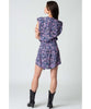 Strong Shoulder Mini Dress Blue Combo - clearpathherbicide