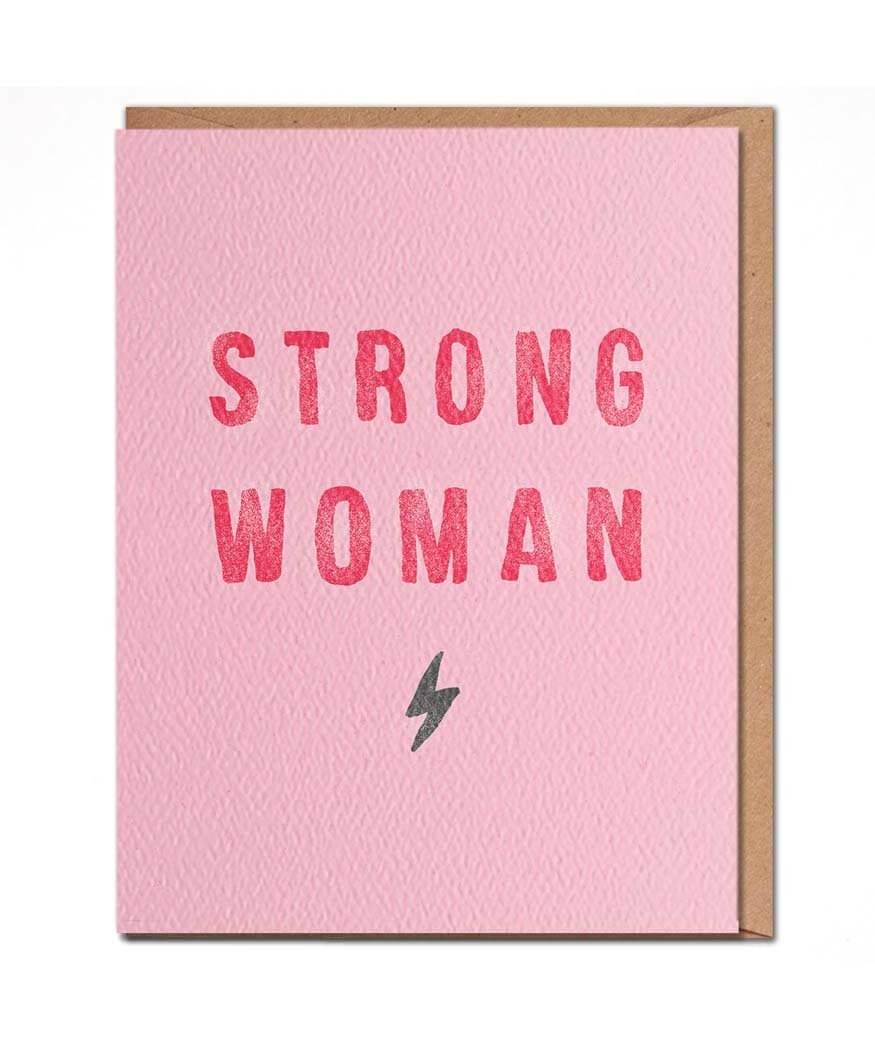 Strong Woman Bolt Card - miamidrugpossession