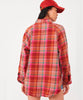 Summer Daydream Plaid Buttondown Berry - clearpathherbicide