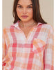 Summer Sunset Plaid Button Down - clearpathherbicide