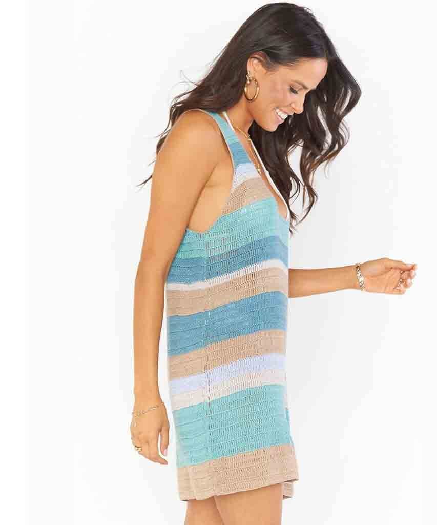 Summerly Mini Dress Mermaid Crochet - clearpathherbicide