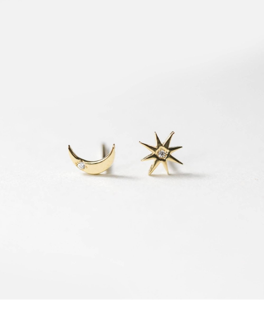 Sun & Moon Earring Set - miamidrugpossession