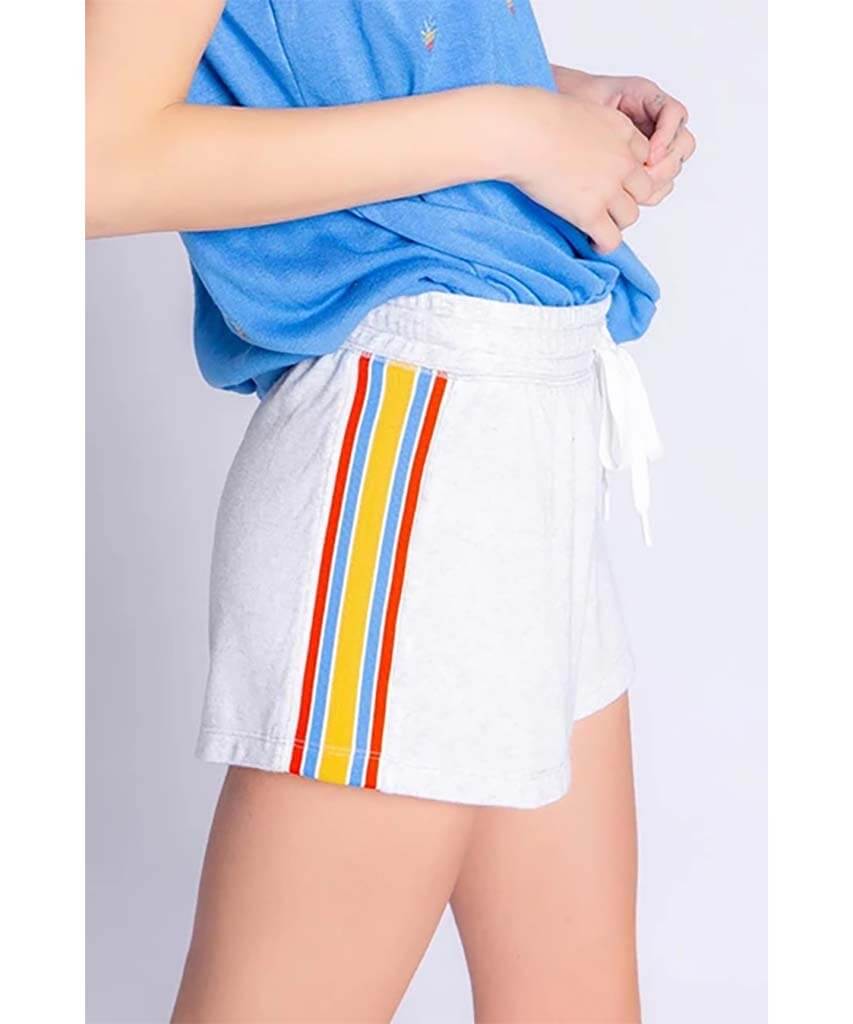 Sun Out Stripe Terry Short - PINK ARROWS