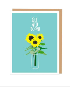 Sunflowers Get Well Card - clearpathherbicide